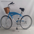 Custom Mens Cruiser Bicycle Beach Cruiser Bike with Basket